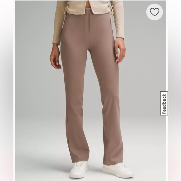 [6] NWT 2024 Lululemon Athletica Smooth Fit Pull On High Rise Pant Taupetastic - Picture 2 of 11